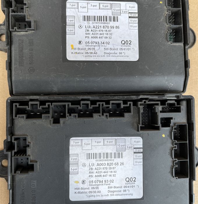 Modul / Module usa / portiera Mercedes S Class W221
