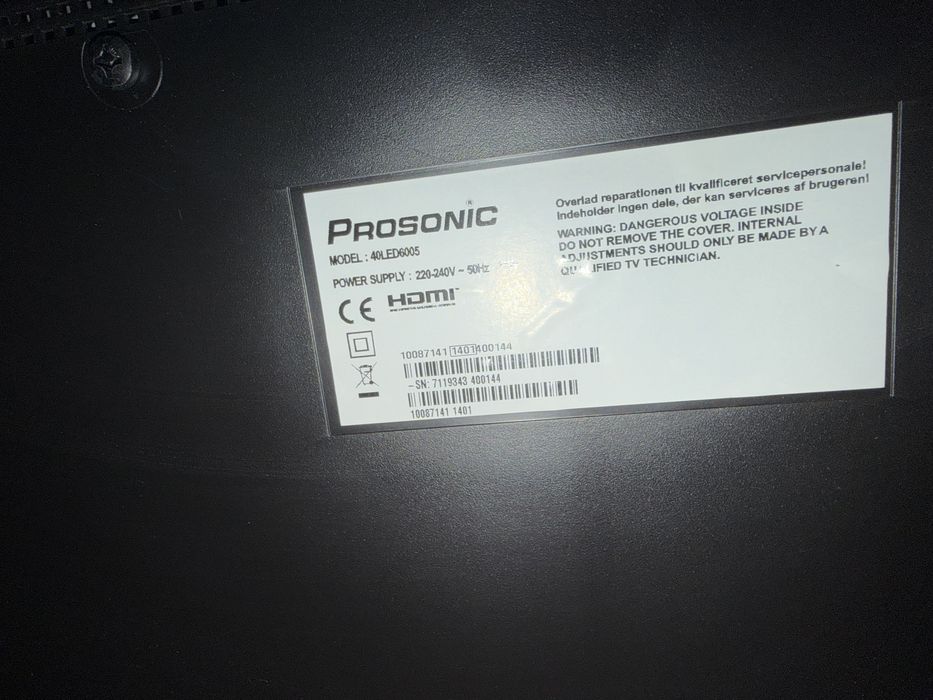 Televizor prosonic