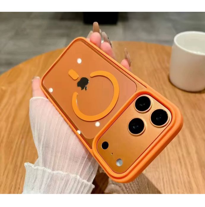 Husa Magnetica cu Spate Clar Tare - Iphone 17 17 PRO 17 PRO MAX 17 AIR