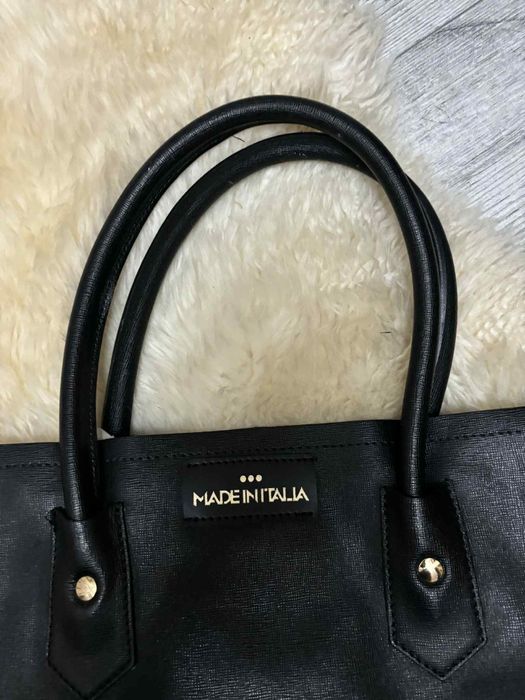 Италианска чанта Естествена кожа , нова