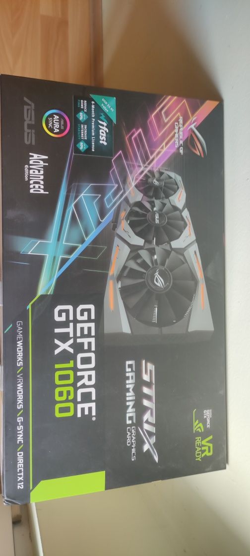 Asus ROG Strix 1060 6GB Перфектна