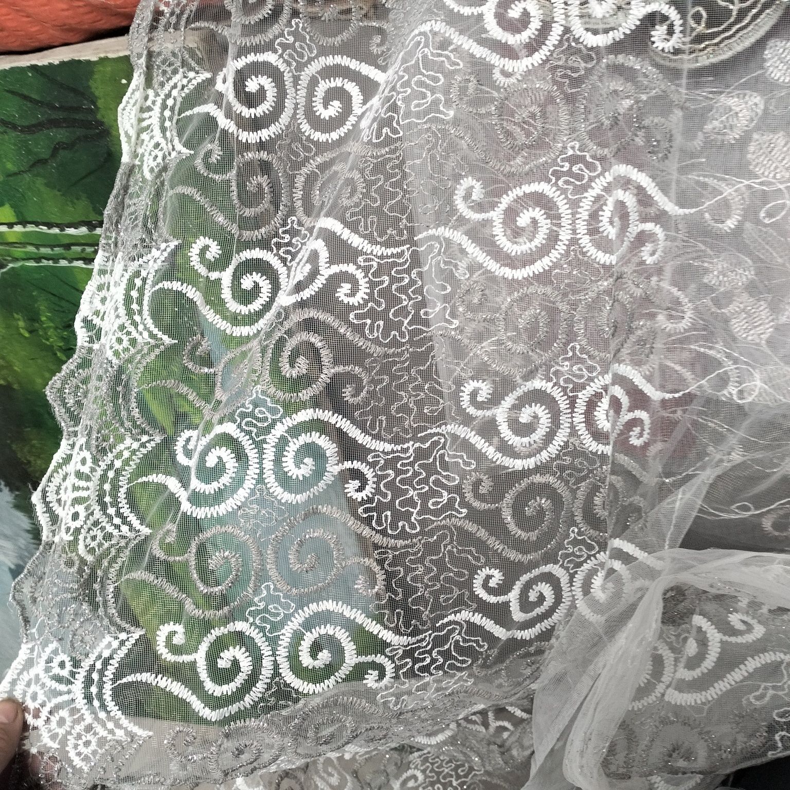 Perdele   cu broderie