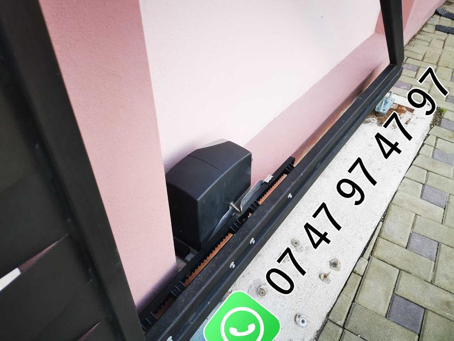 Porti automate glisant telecomanda aplicatie telefon Nice Sighet