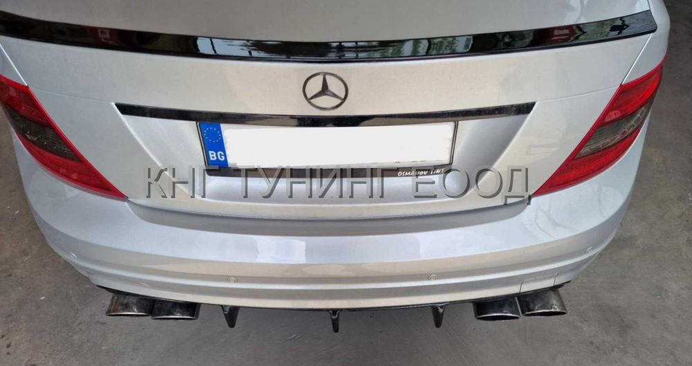 Дифузьор / Добавка за задна броня за Мерцедес в204 / Mercedes w204