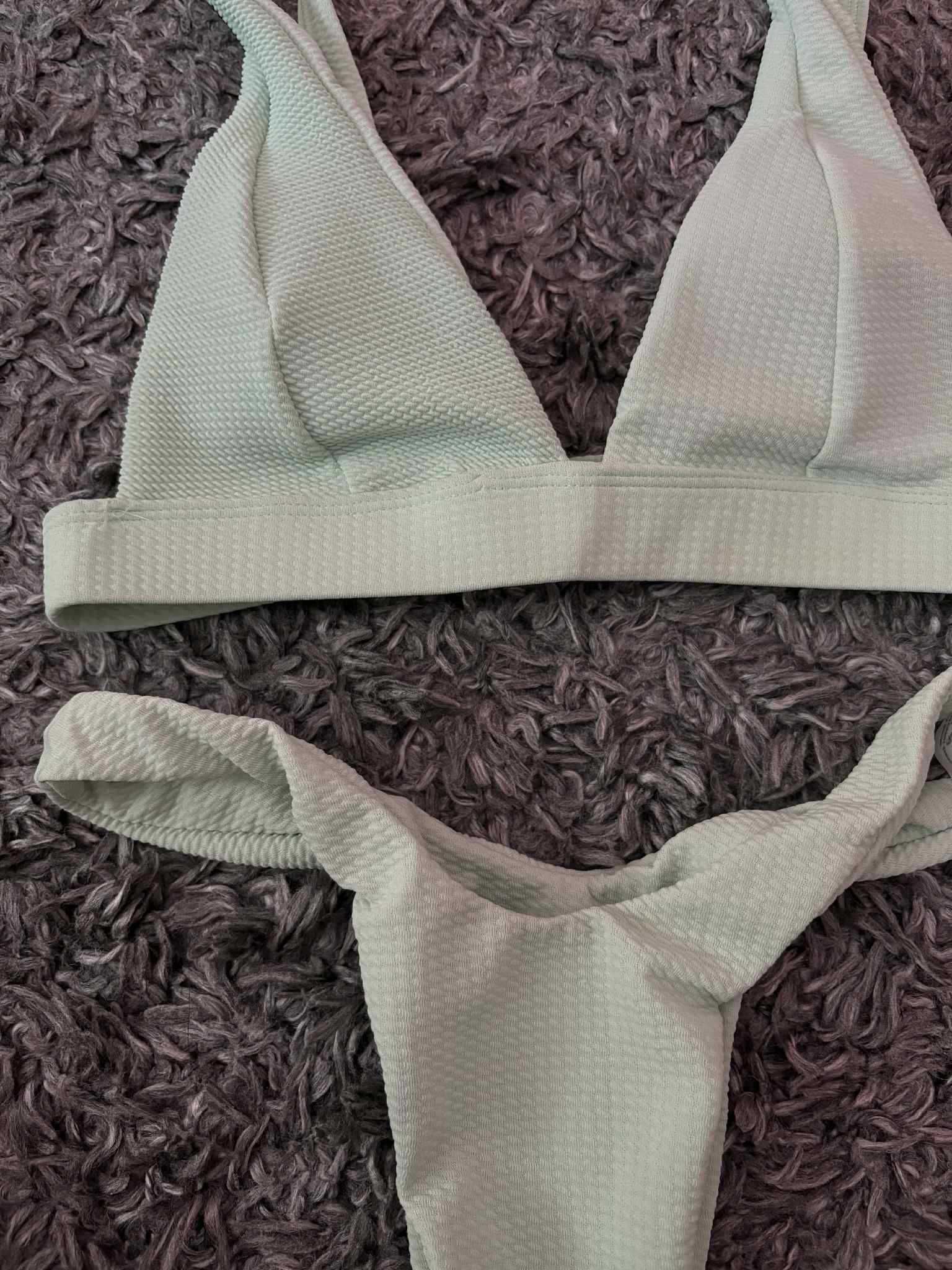 Зелен бански от 2 части от Shein