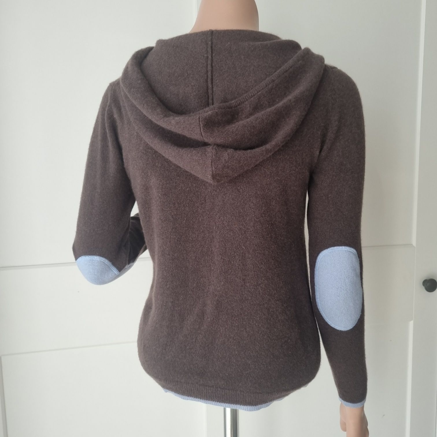 Bluza cu gluga, cashmere