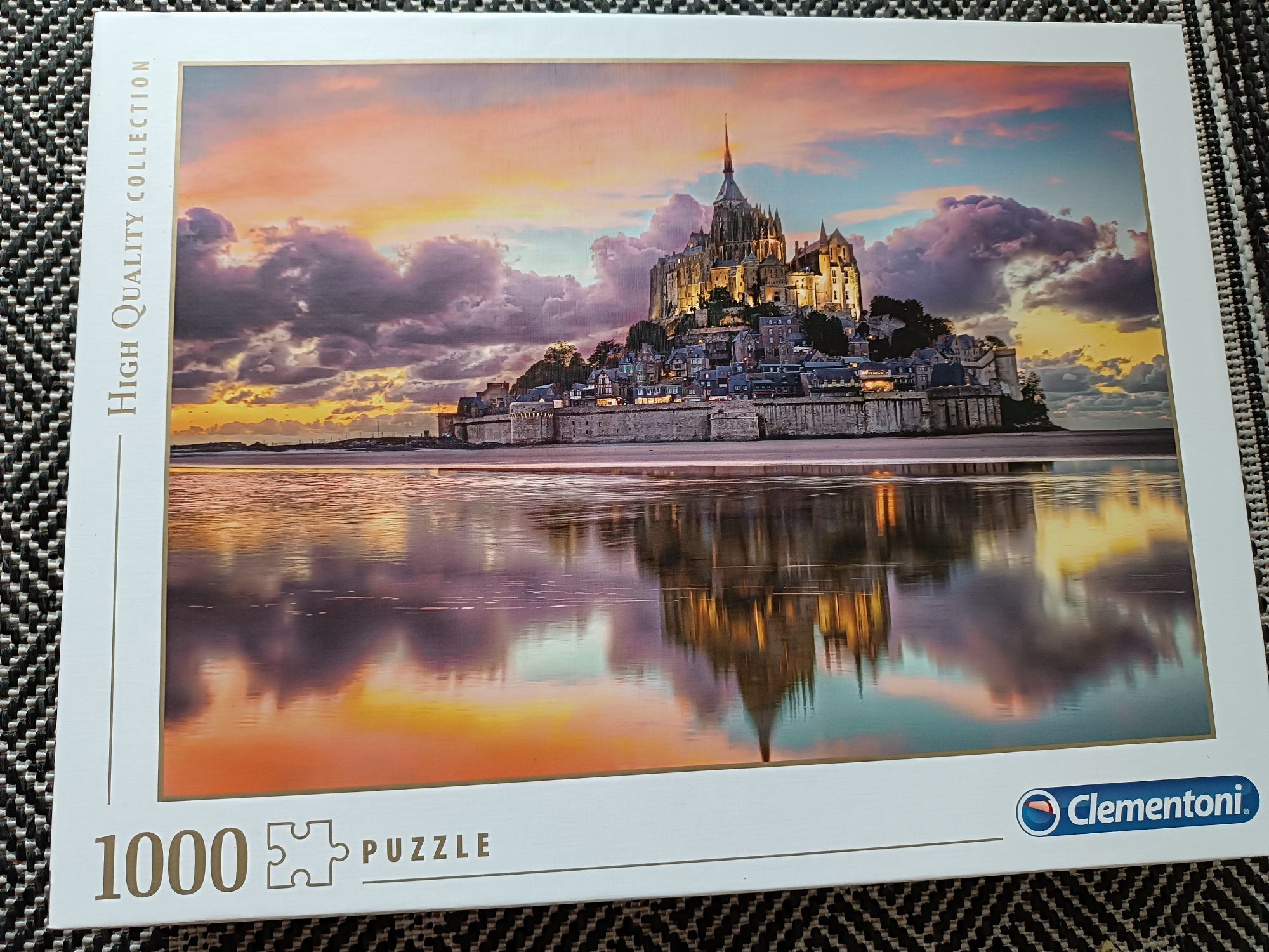 Puzzle Clementoni din 1000 de piese - Castelul Mont Saint-Michel