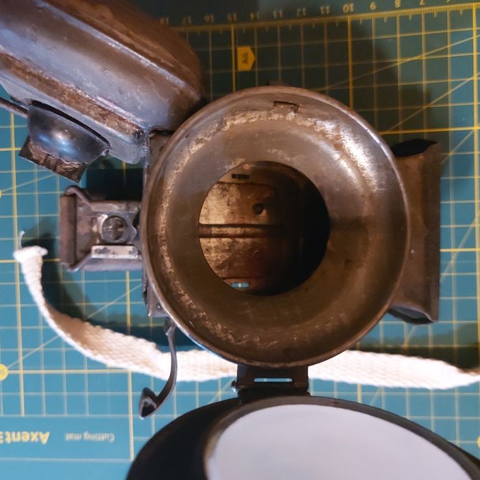 Автикварен газов вело или жп фар "HAECKEL's STAR" 1910г.