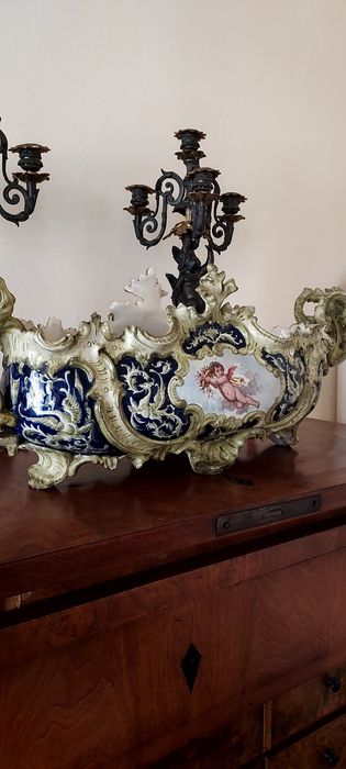 Portelan Majolica sec - XIX