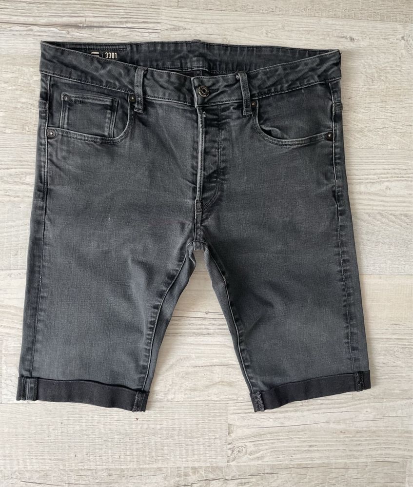 G-Star Raw 3301 slim / мъжки къси дънки W32