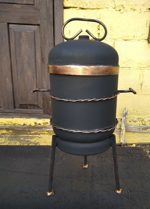 Печь коптильня горячего копчения