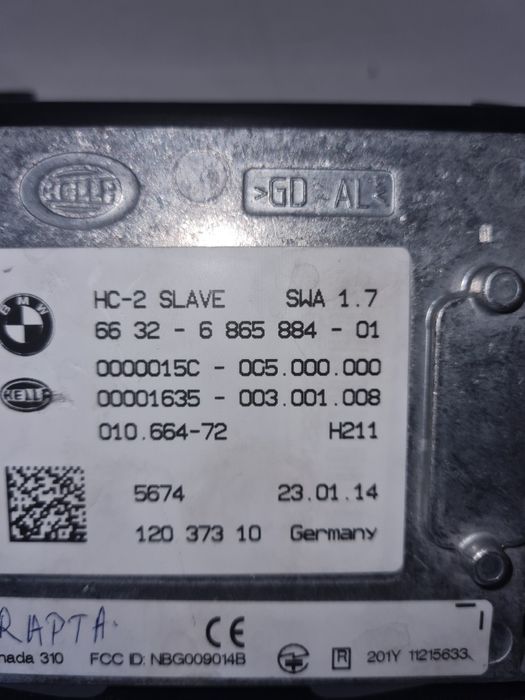 Modul radar dreapta BMW X4 F26 / cod-66326865884  original OEM
