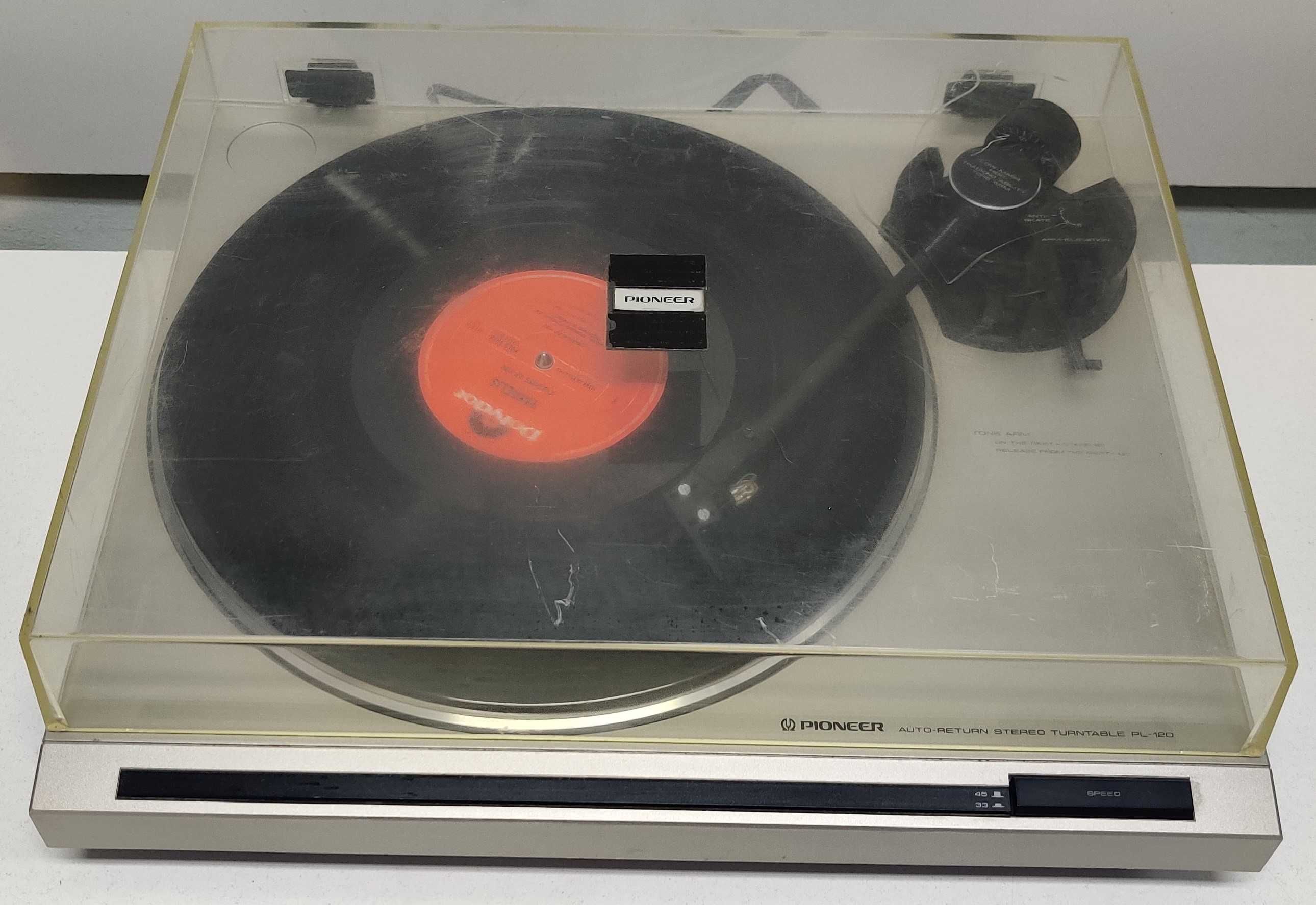 Pioneer PL 120 muzica pickup vinil muzica