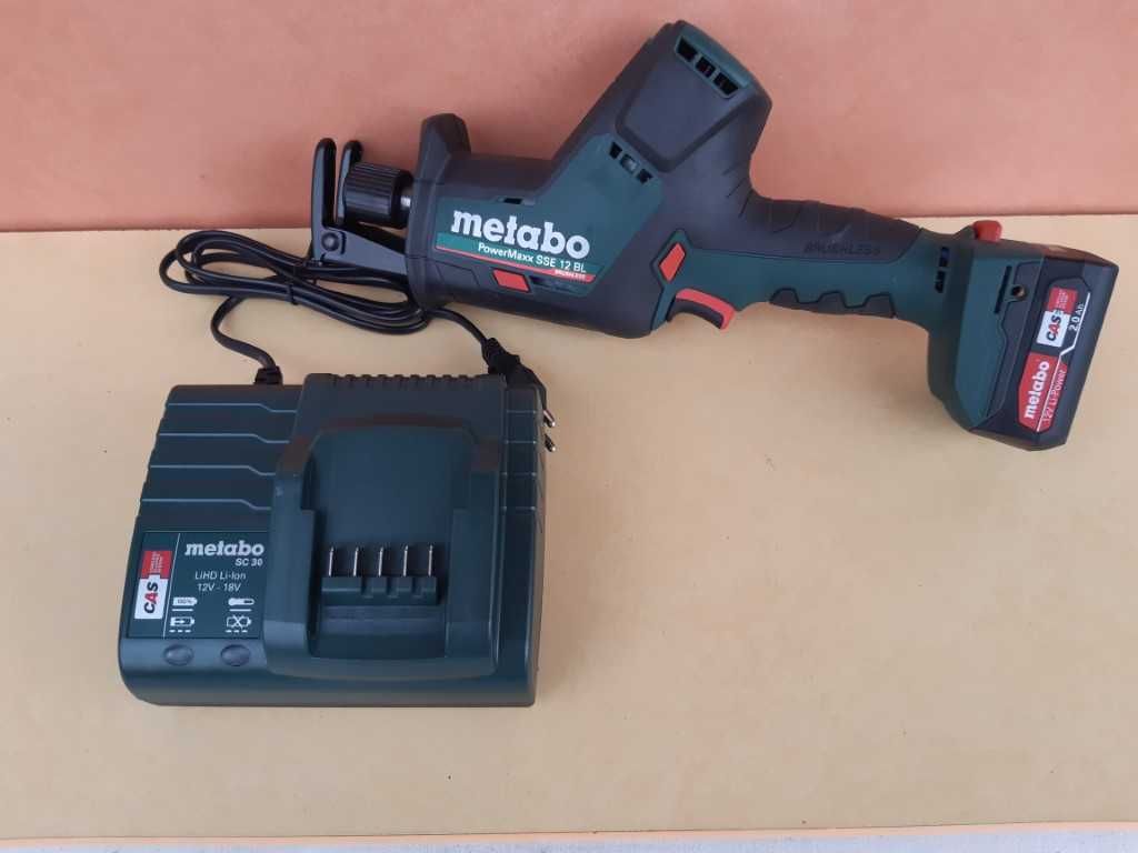 Metabo PowerMaxx SSE 12V- акумолаторен саблен трион/ножовка/Brushless/