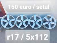 Jante aluminiu originale r17 / Vw Audi Skoda Seat / 5x112