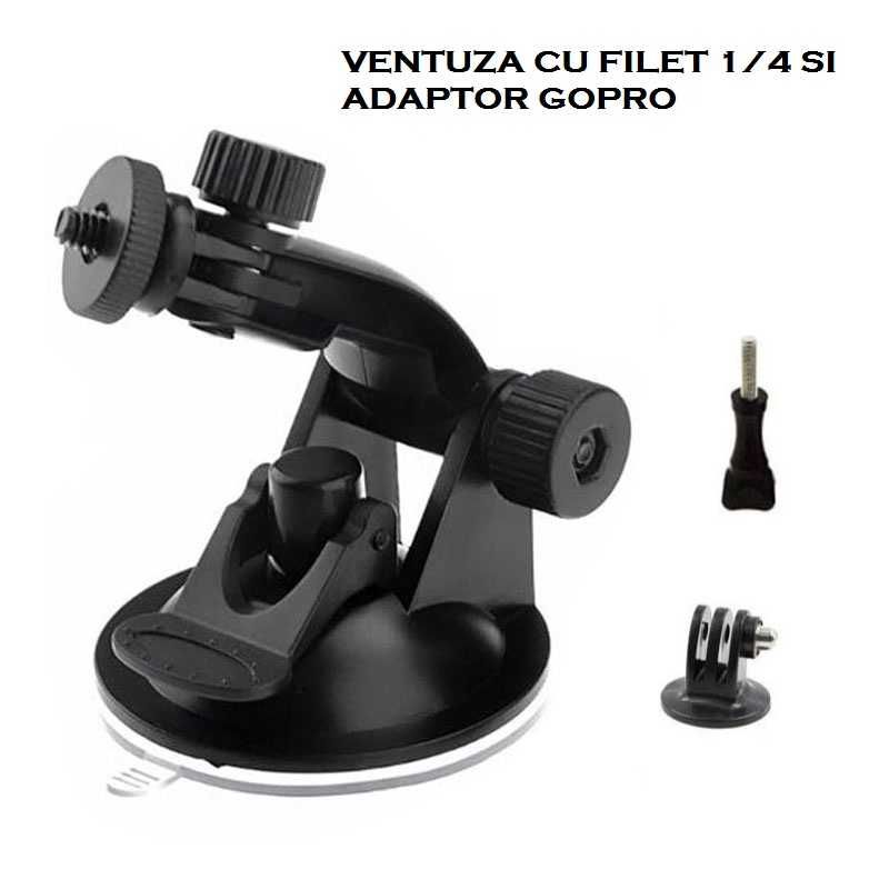 Ventuza camere actiune GoPro 5 7 8 9 10 11 SjCam Insta360 DJI