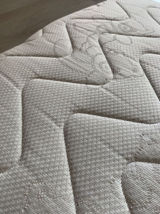 Ортопедичен бебешки матрак с кокос, вълна и памук. 70х140х12см.