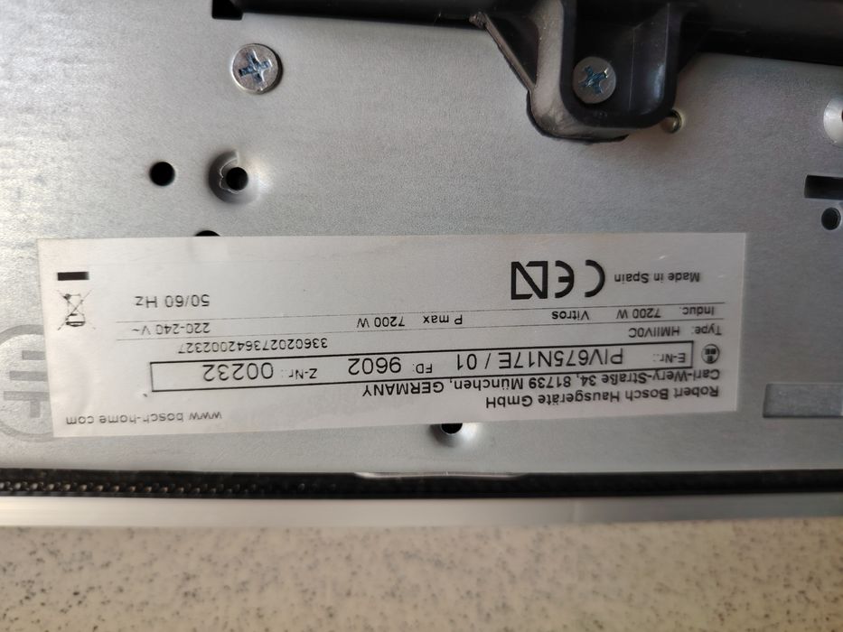Plita inductie BOSCH 7200W