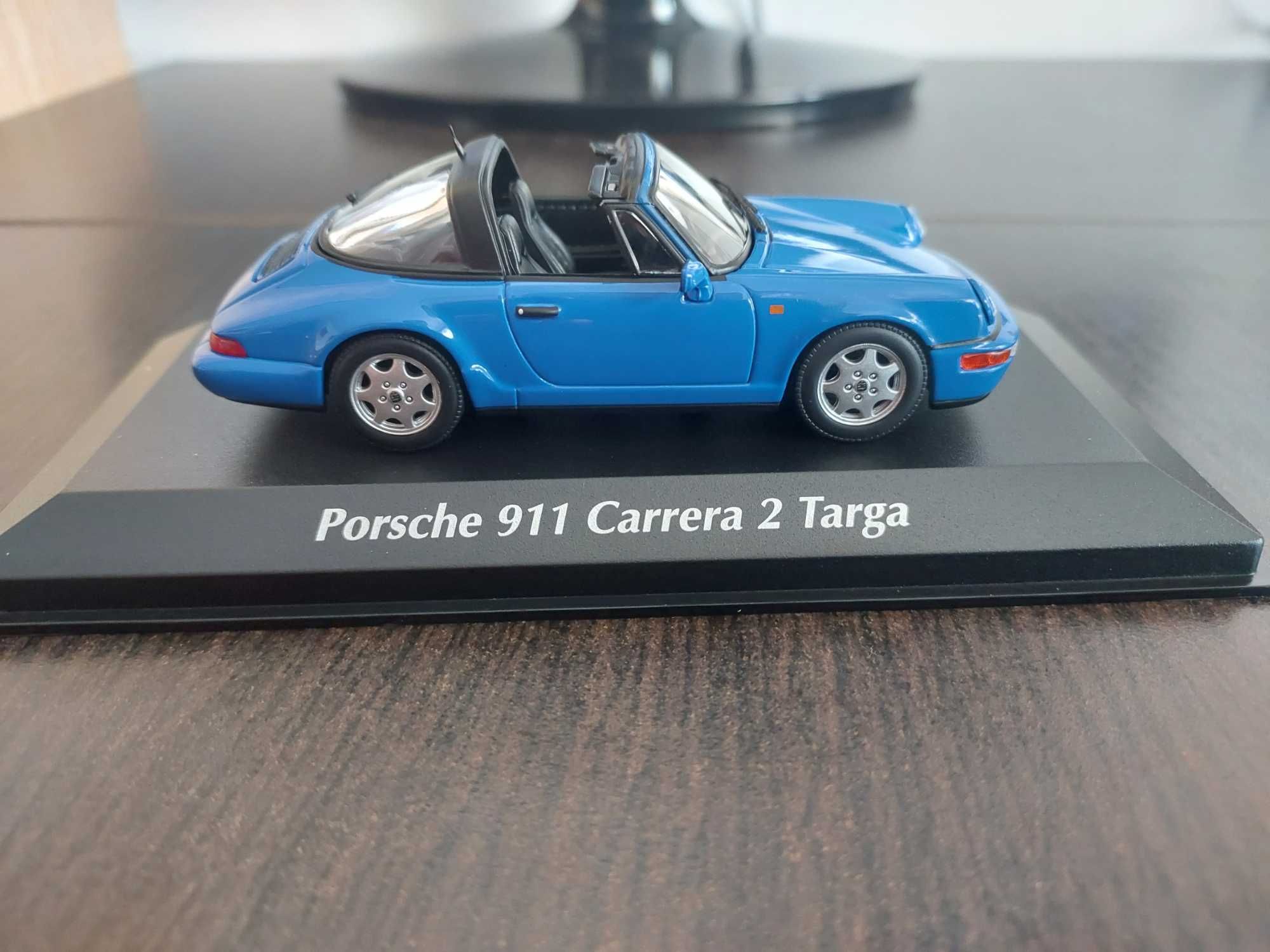 Macheta PORSCHE 911 (964) CARRERA 2 TARGA 1991 - Minichamps, 1/43.