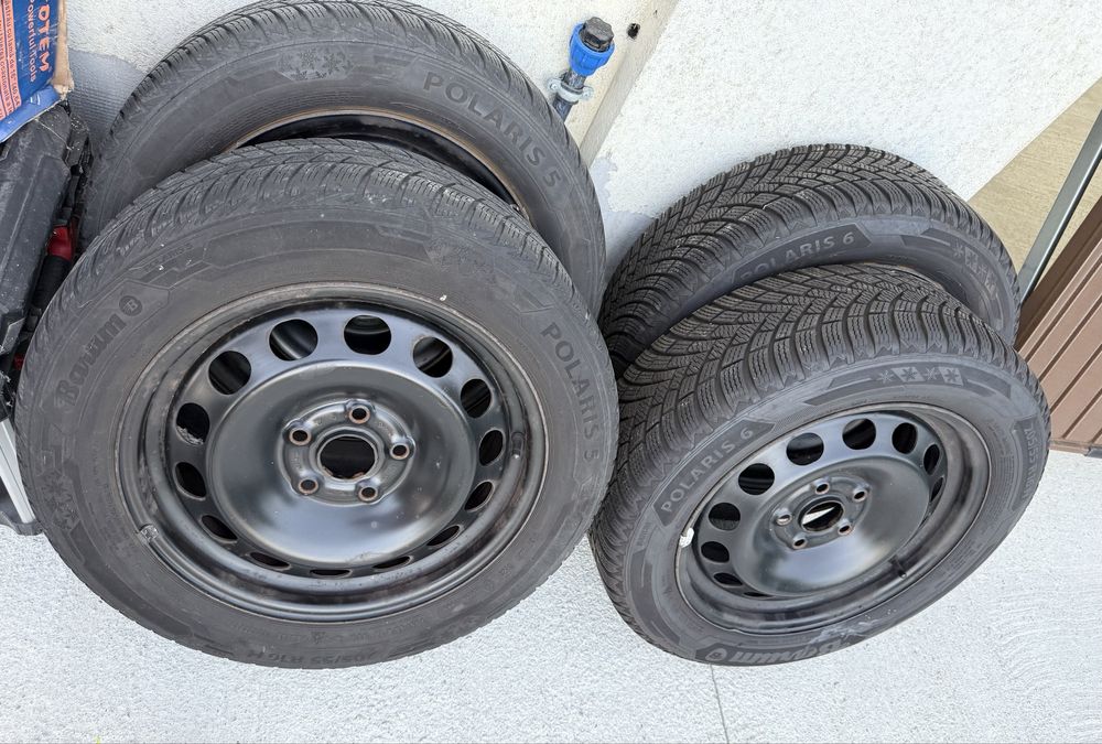 Anvelope de iarna cu jante din otel 205/55 R16 VW Audi Skoda