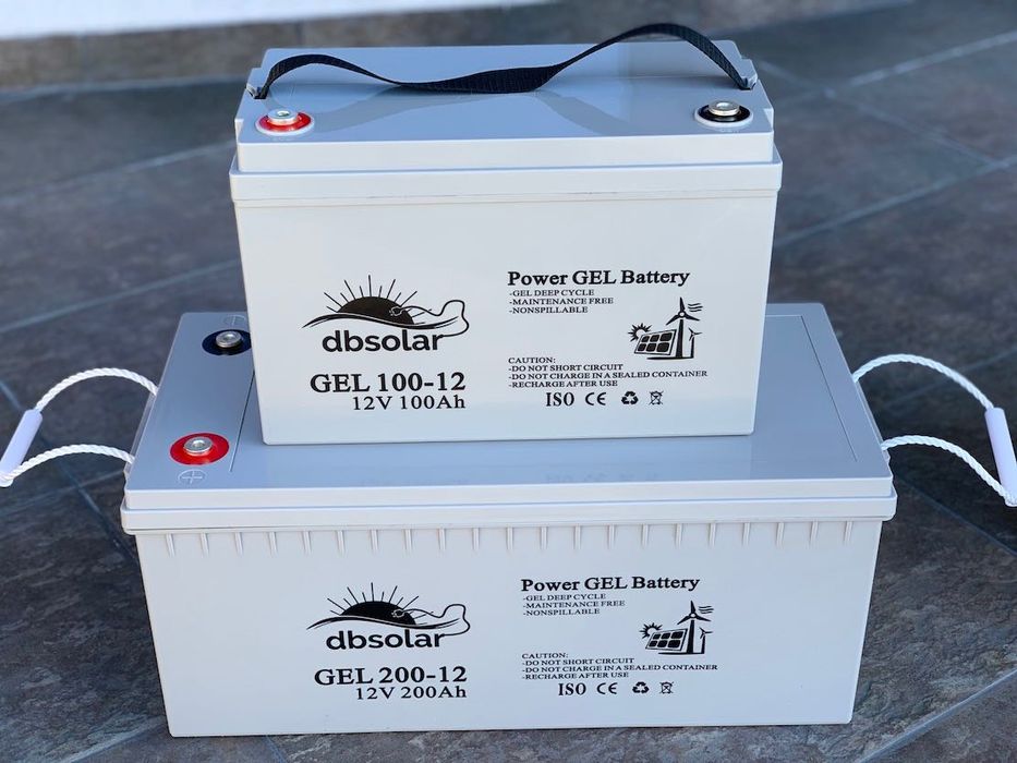 BATERIE SOLARA UPS AGM 100Ah Acumulator Tractiune Deep Cycle GEL NOU