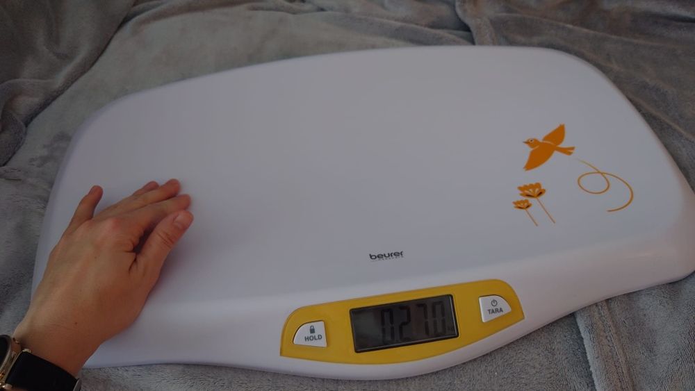 Cantar de bebelusi BEURER BY80, 20kg, alb-galben