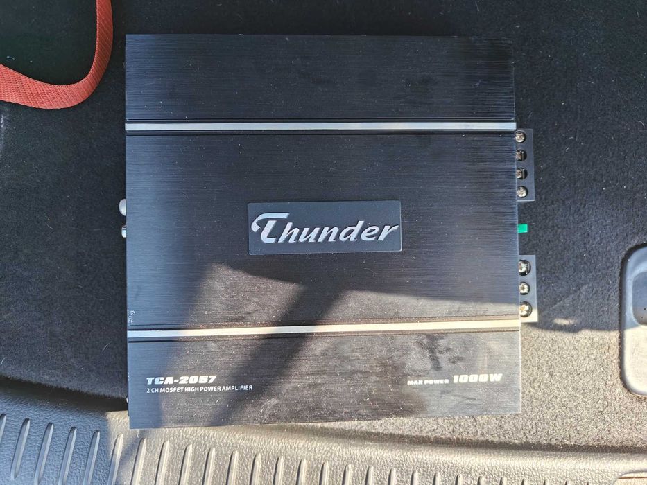 Alpine туба бас каса и усилвател thunder и двете 1000w комплект