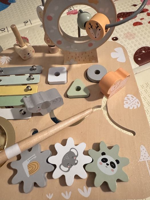 Centru de activitati lemn montessori 10 elemente