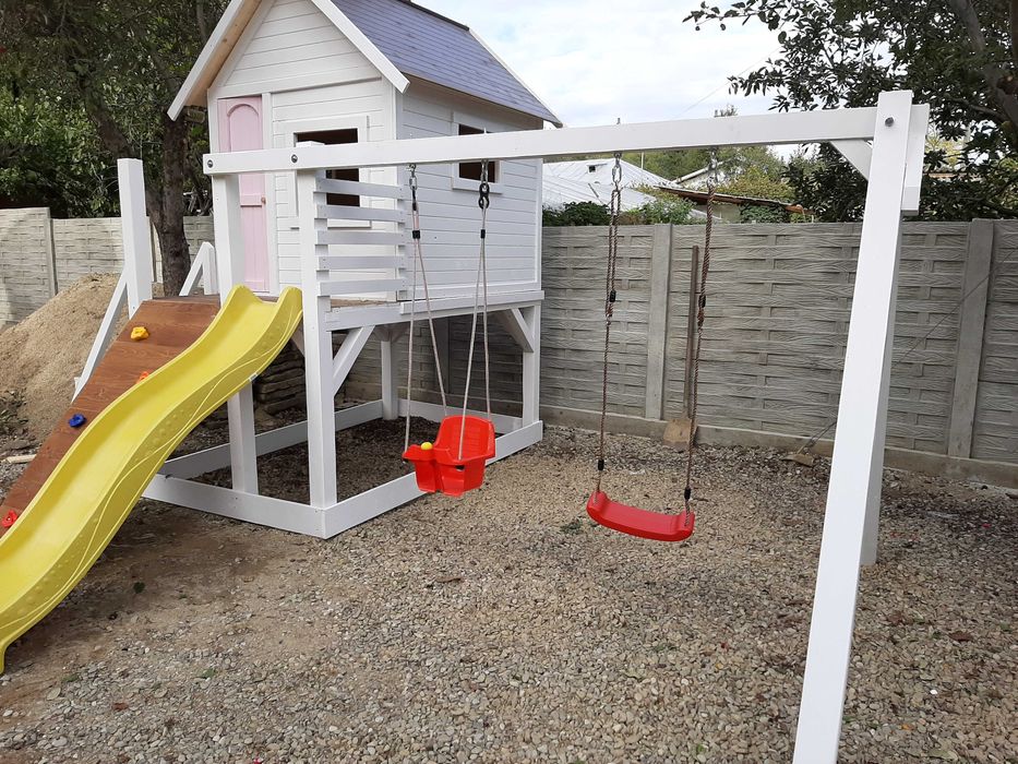 Casuta din lemn pentru copii, Loc de joaca copii