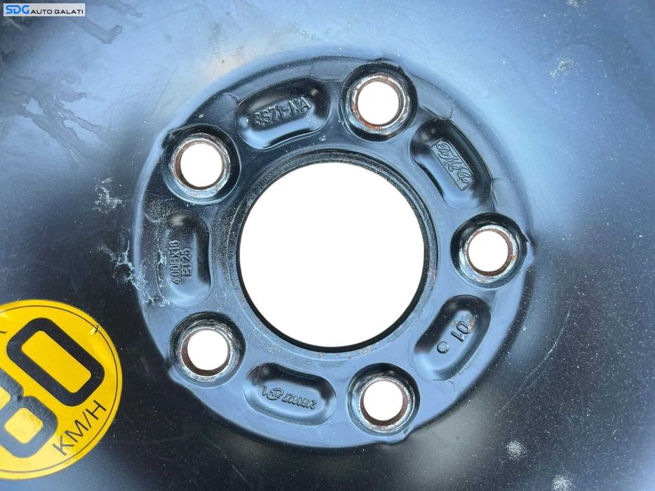 Roata Janta Tabla Rezerva Slim 5x108 T125 85 R16 Ford Focus 2 2004 - 2010 Cod 3S71-NA 3S71NA [B4216]