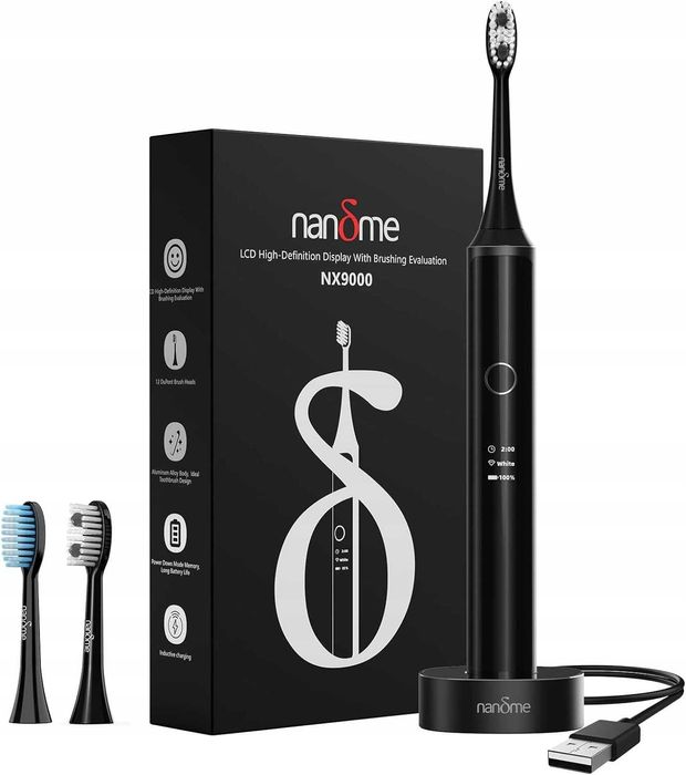 Ультразвуковая электрическая зубная щетка Nandme NX9000 black