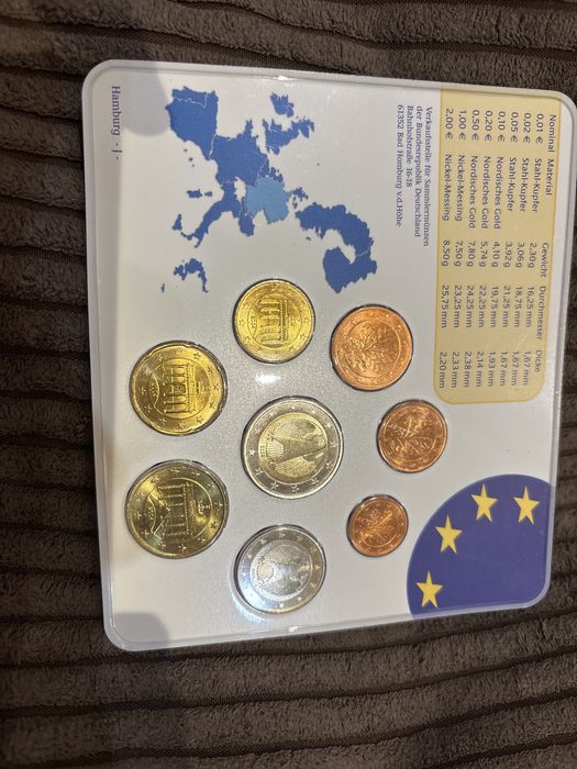 Set monede euro Germania 2004, litera J