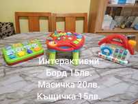 Бебешки играчки -музикални и интерактивни