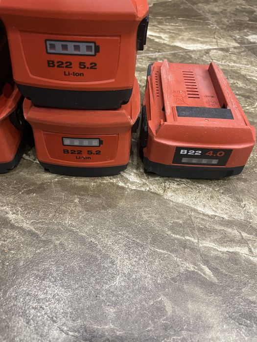 Hilti b22 5,2ah,4,0ah,2,6ah хилти