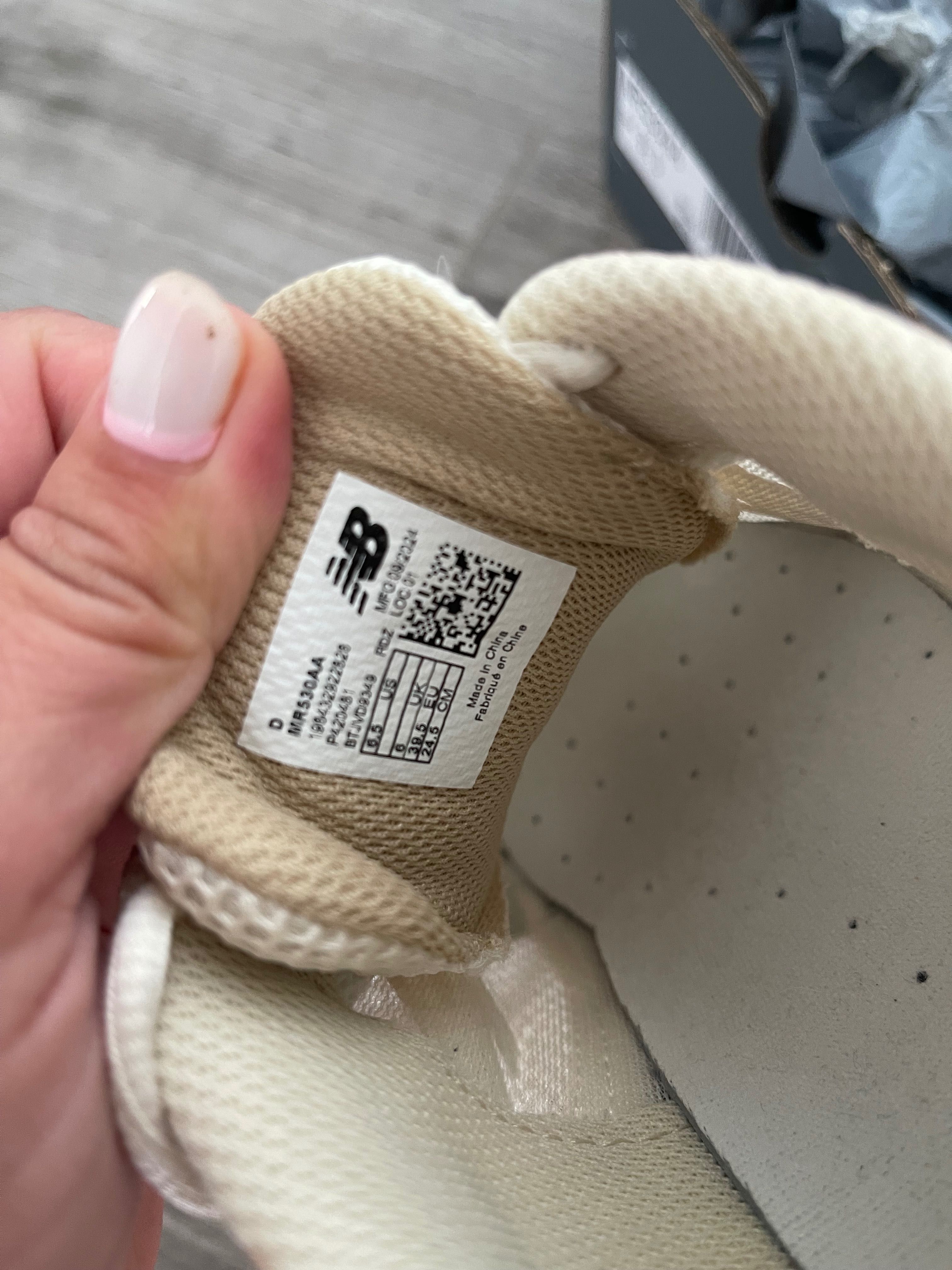New balance 530 нови, размер 39,5 в бежово