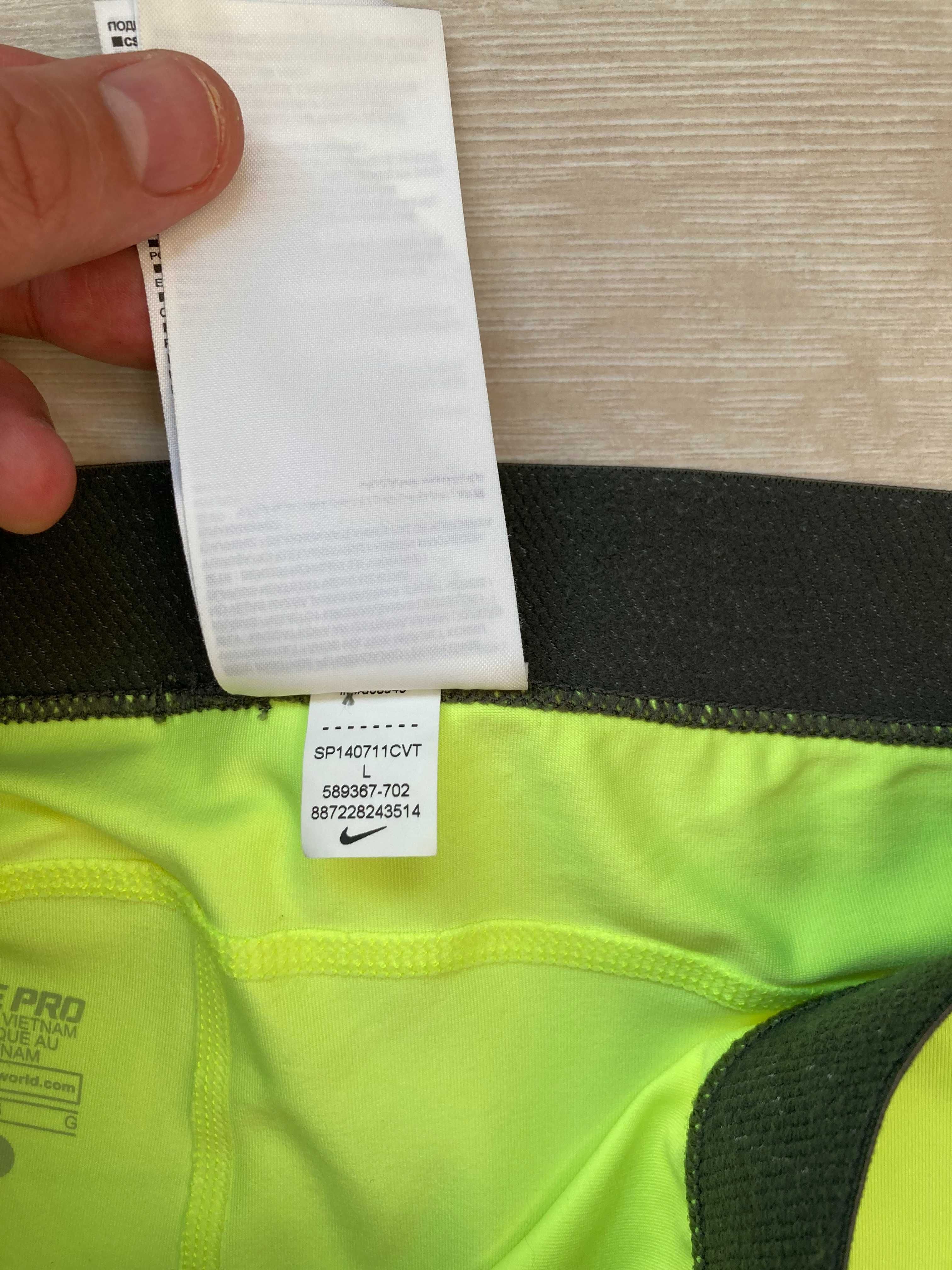 Найк Nike PRO Neon Dri Fit женски клин размер L