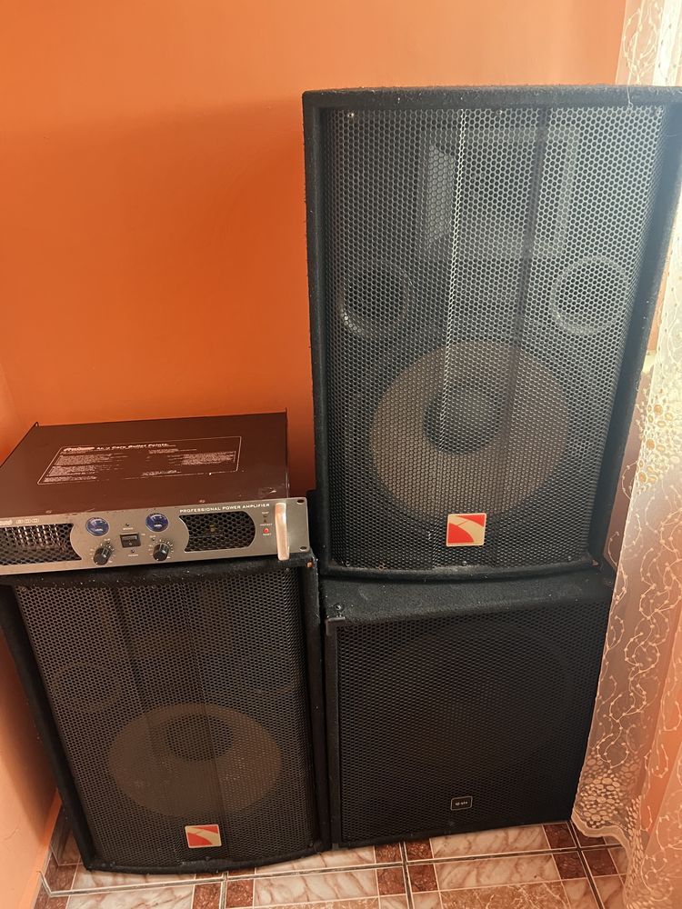 Vand boxe +statie prosound