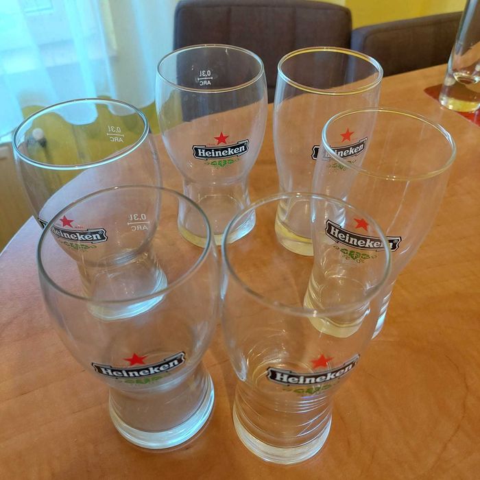 pahar marca Gosser,Heineken