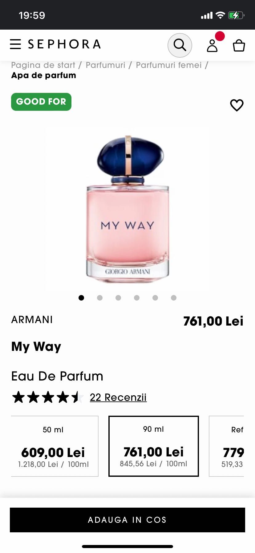 Parfum Armani- My way, original