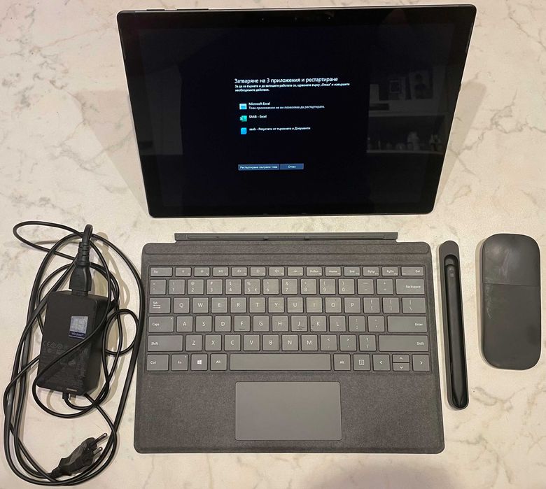 Surface Pro 7 модел 1866 комплект