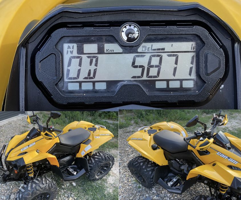 Atv Can Am Renegade 500cc 4x4 2014 G2 / 5870 km Recent adus -impecabil