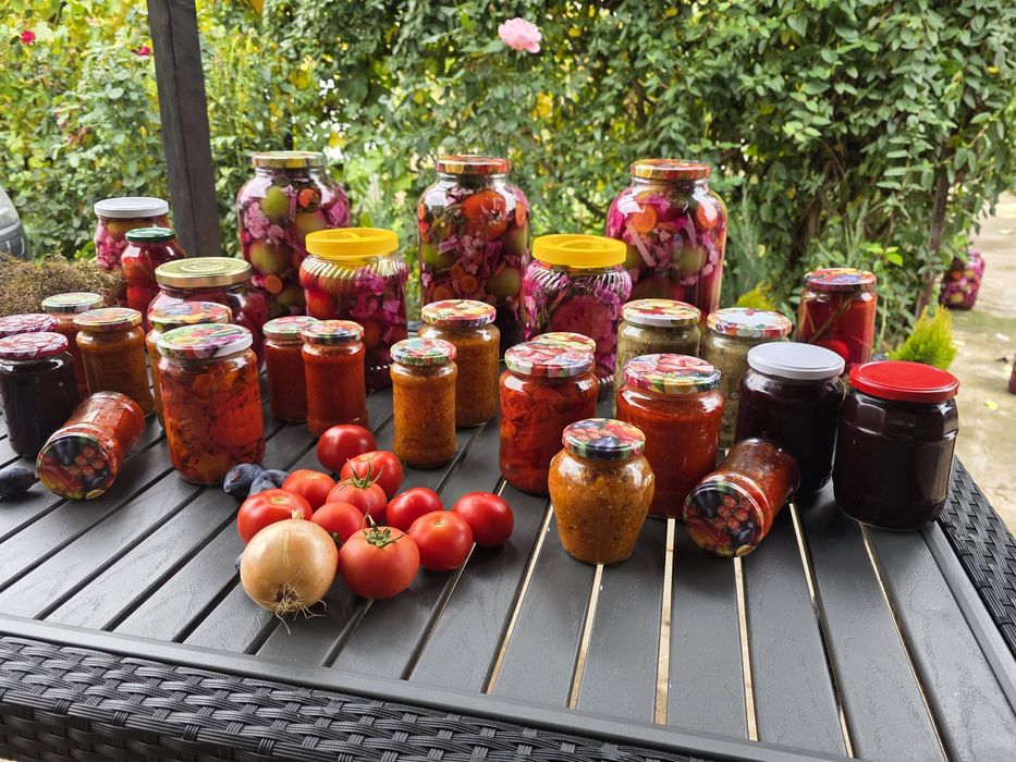 Zacusca de vinete ,gogonele la murat ,pepenasi la murat