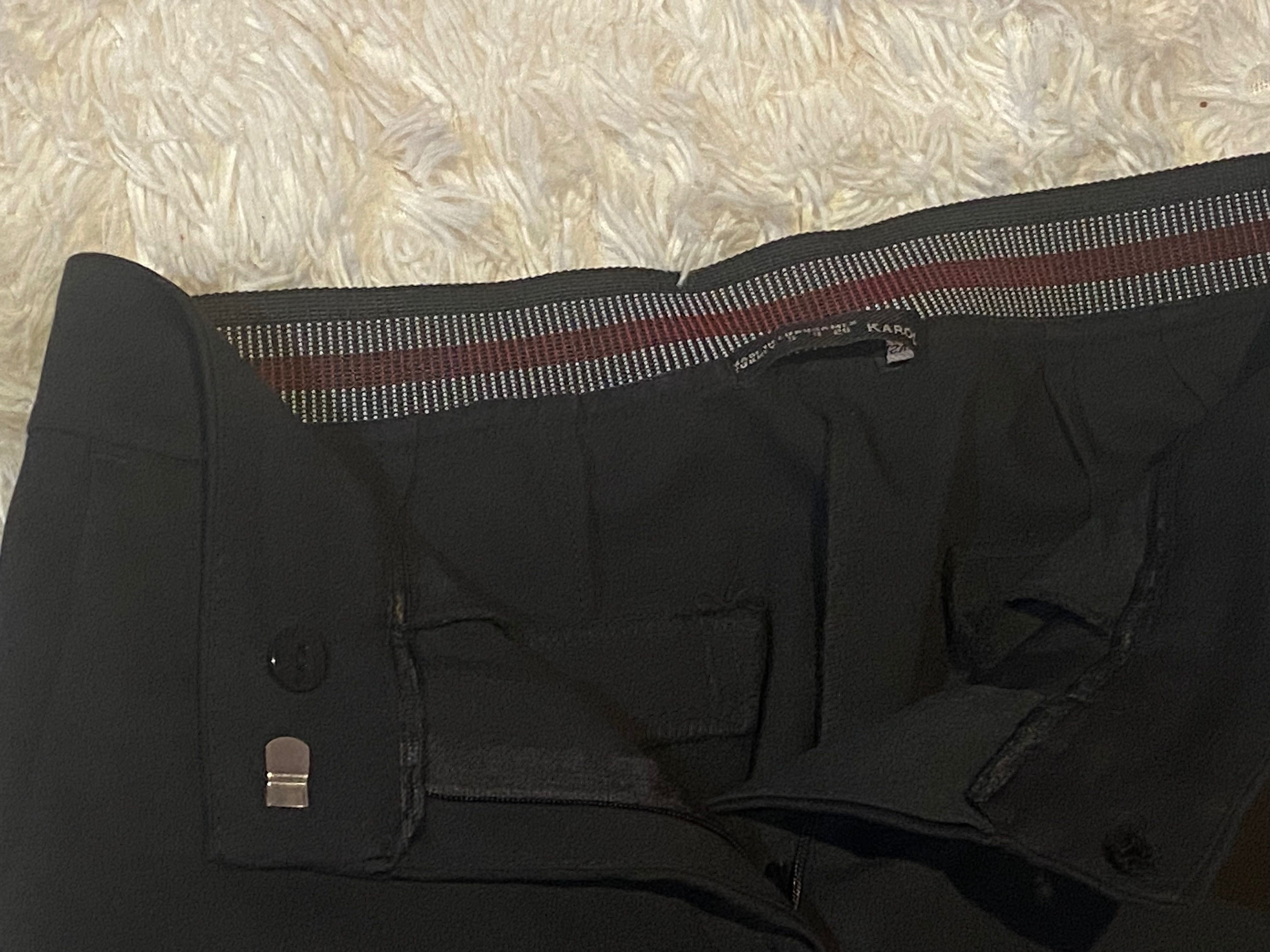 Черен панталон с ластик