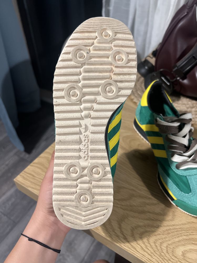 Adidas SL72 green and yellow 37