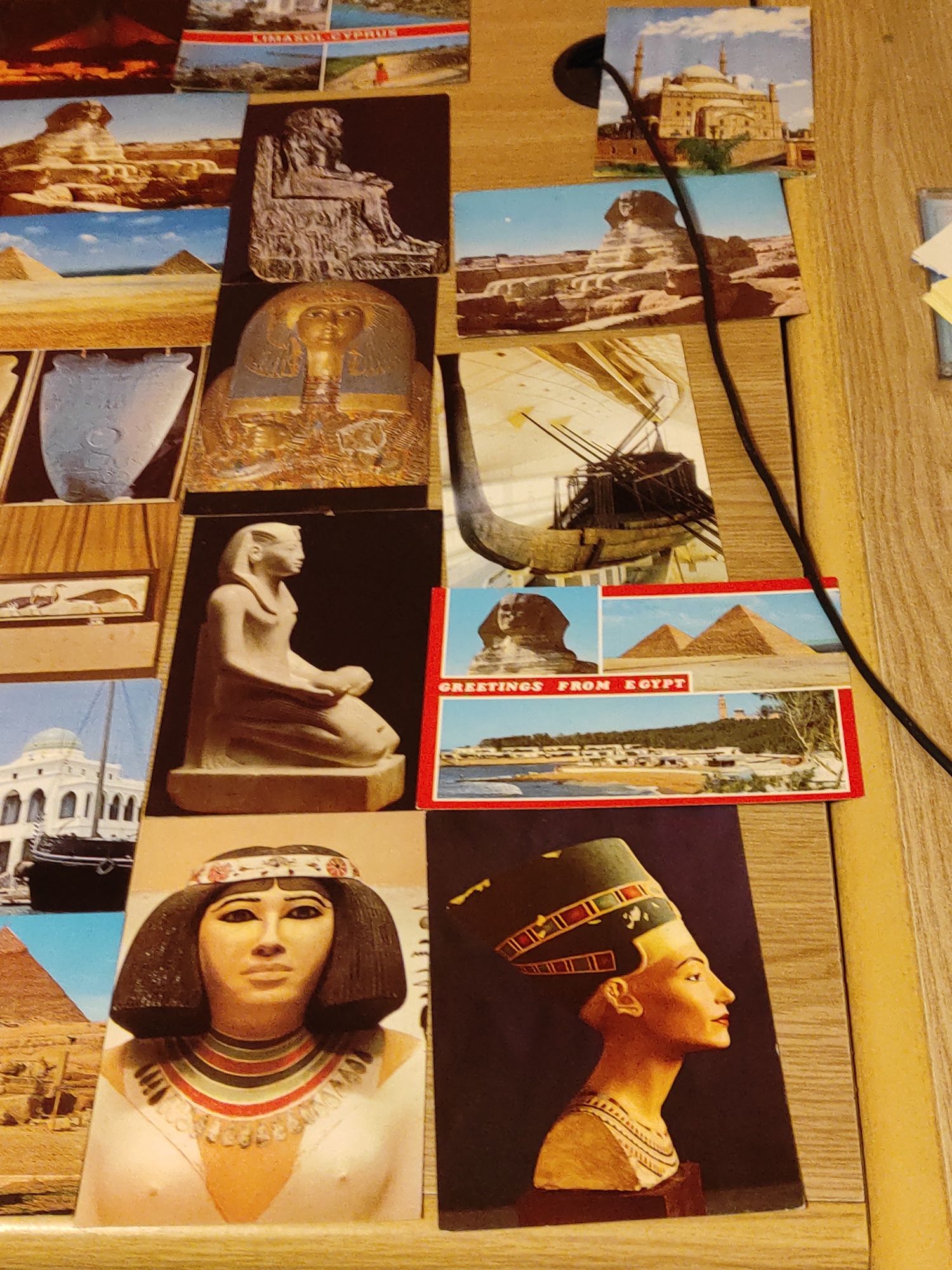 Cărți poștale,noi cumpărate 1993 din Egipt