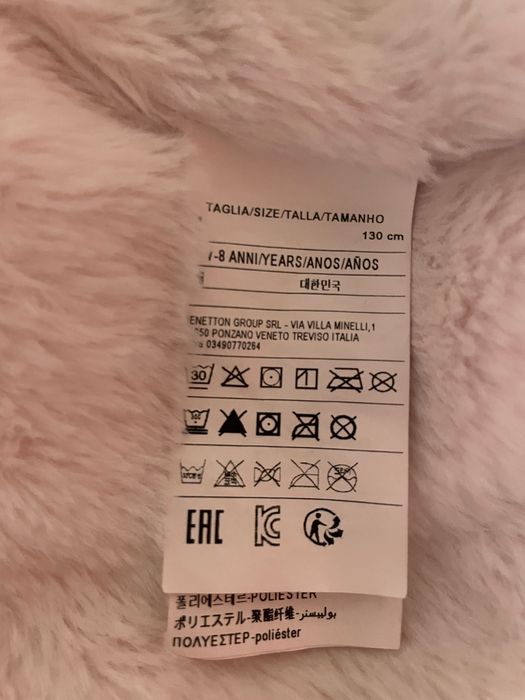 Geaca iarna fete United Colors of Benetton, marimea 7-8 ani, 130 cm