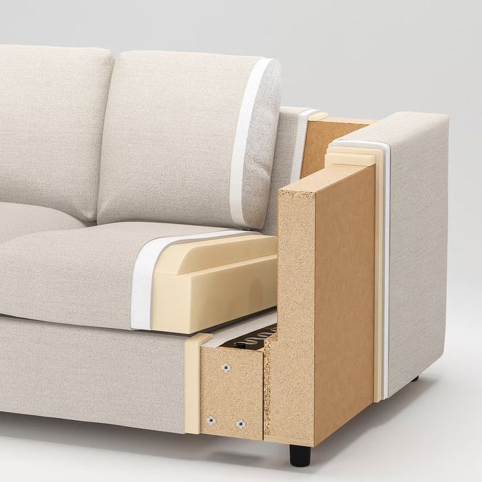 Canapea IKEA VIMLE 2 locuri bleu
