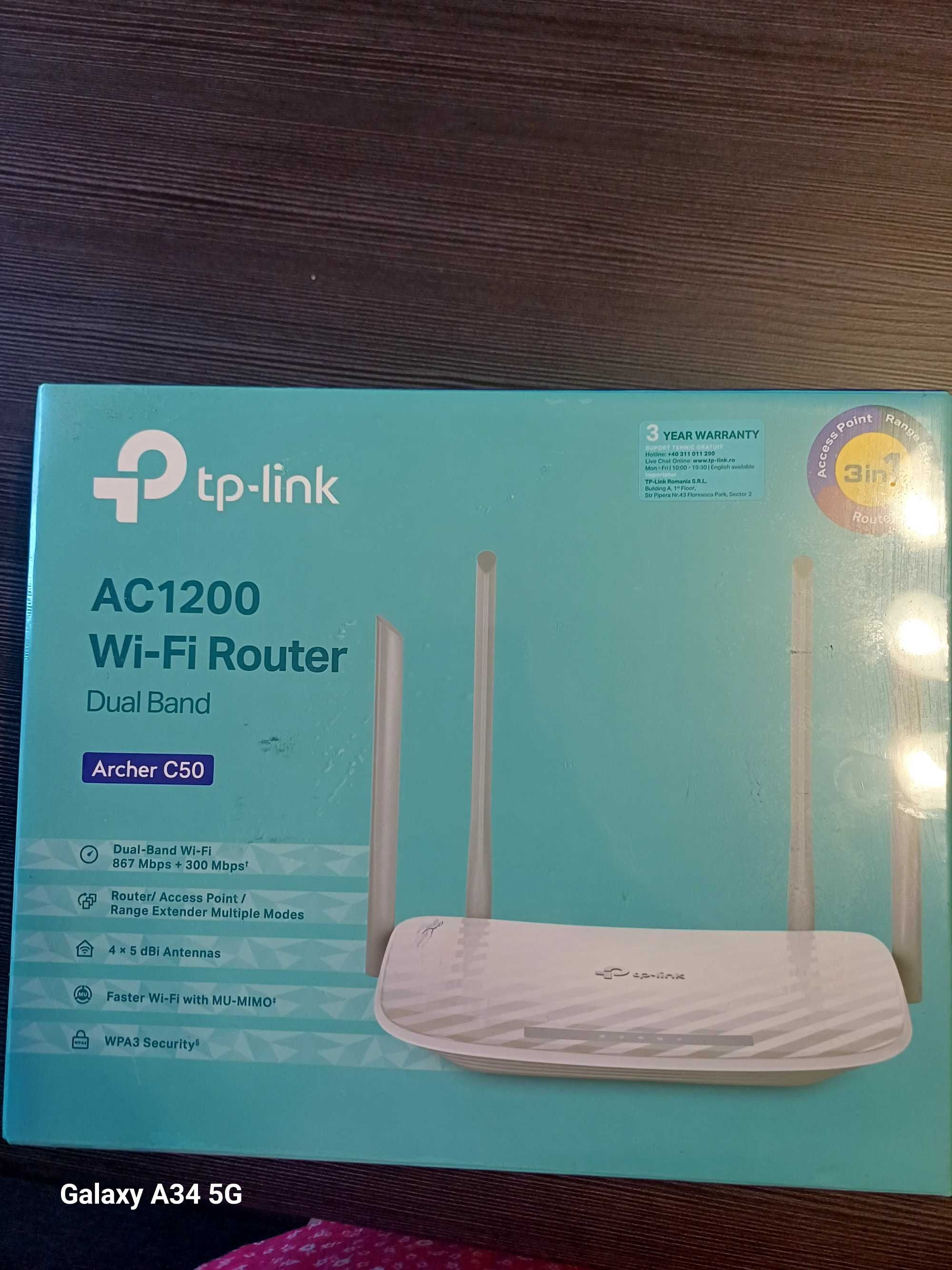 TP-Link рутер неразопакован, в гаранция