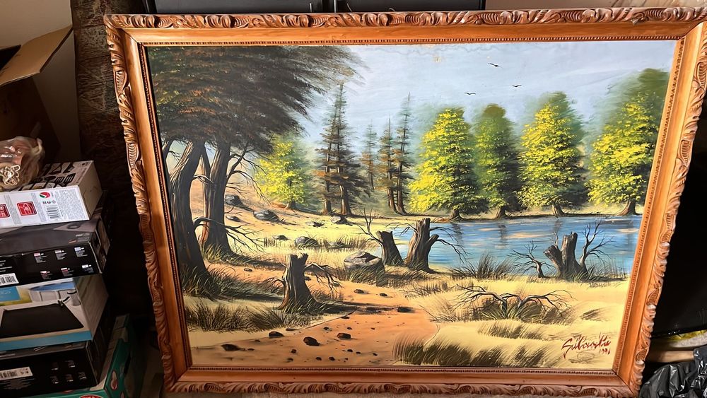 Tablou cu pictura pe panza