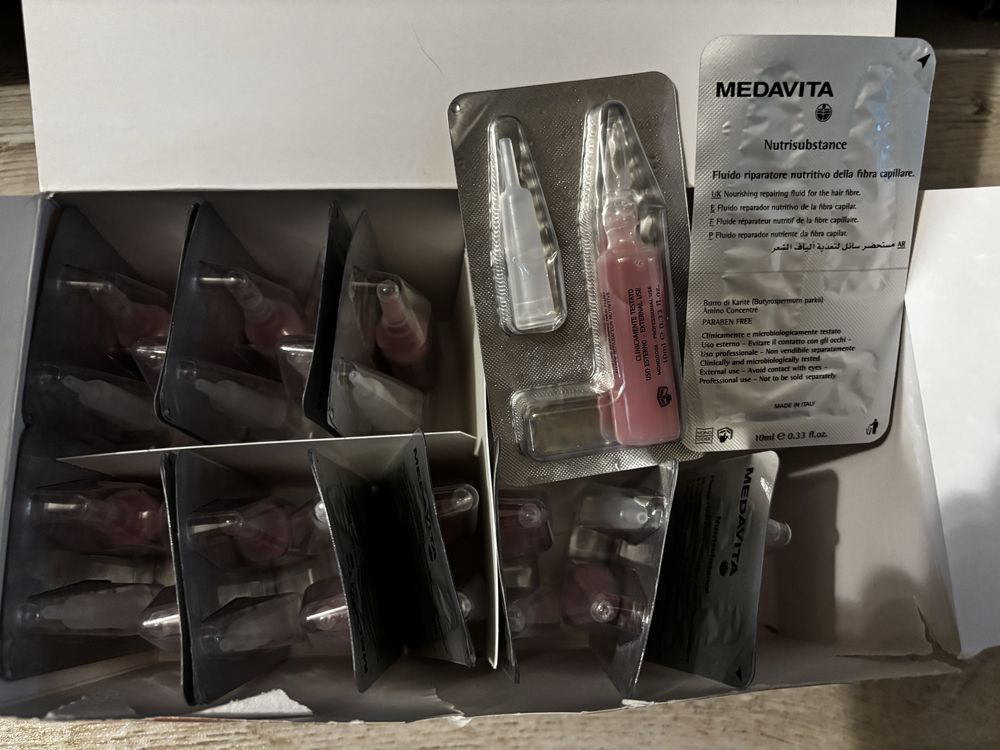 Fiole Medavita Nutrisubstance pentru hidratare
